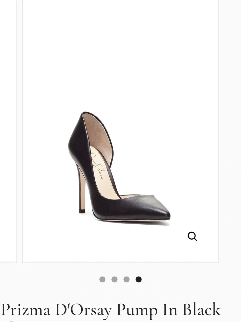 Jessica Simpson Black Prizma D'Orsay Pump